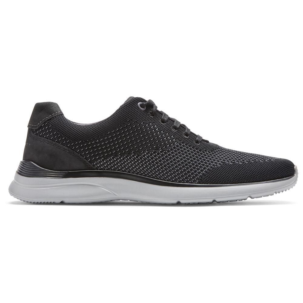 Rockport Men's Total Motion Active Mesh Sneakers - Black - USA (2084GCKIJ)